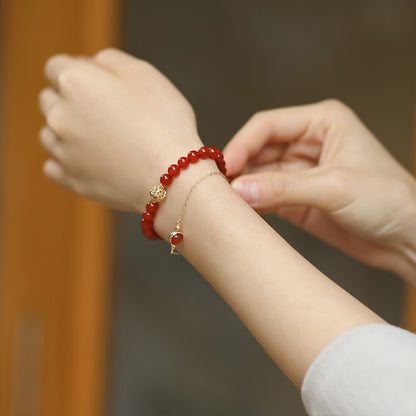 Onyx Double Crystal Bracelet