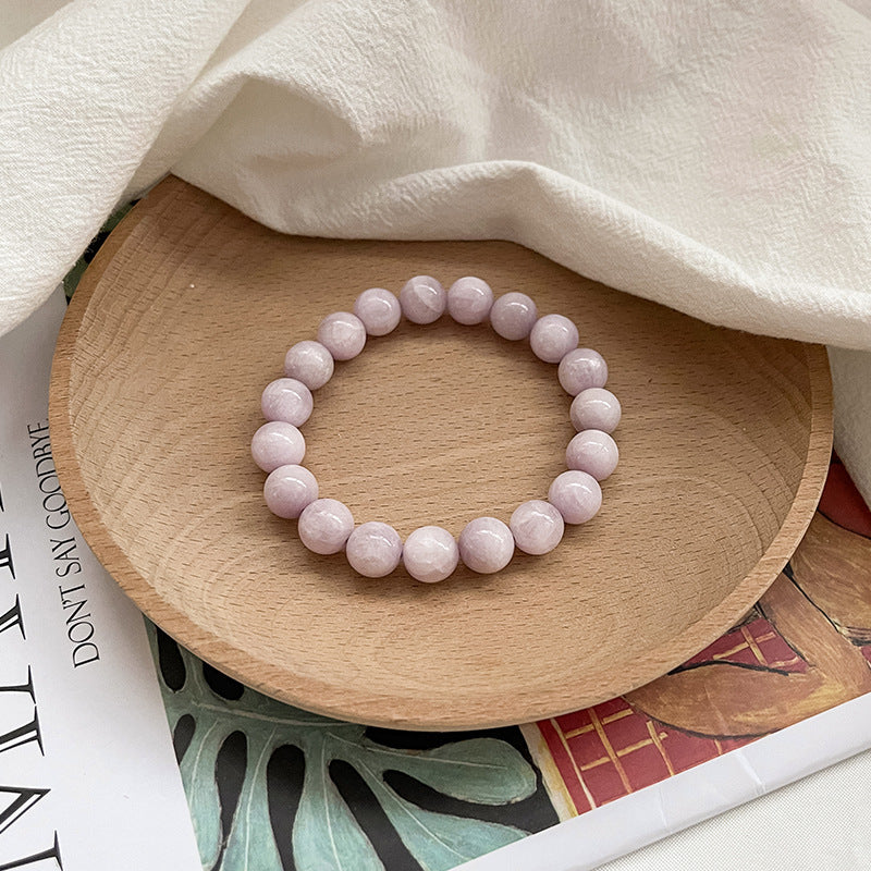 Natural Purple Lithium Bracelet