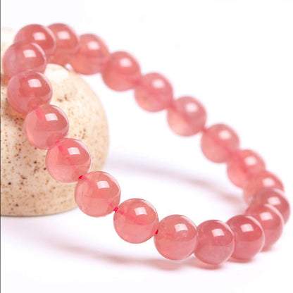 Madagascar Pink Crystal Bracelet