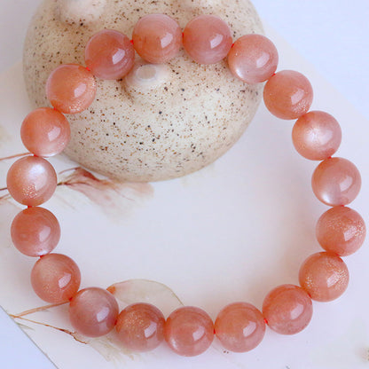 Sri Lanka Orange Moonstone Bracelet