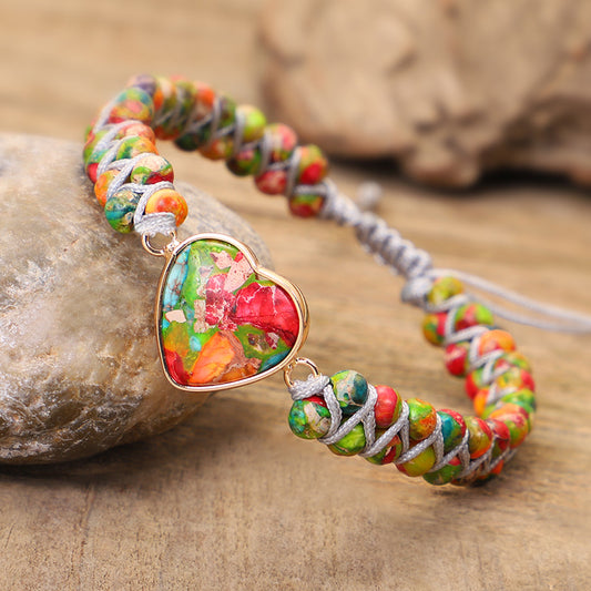 Bound Heart Emperor Stone Bracelet